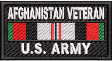 Afghanistan Veteran US Army Patch