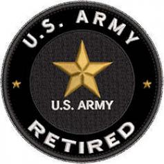 US ARMY Retired Patch