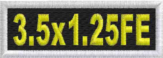 VEST NAME PATCHES 3 x 1.5