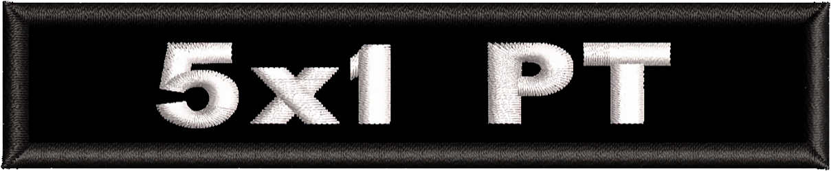 5in x 1in Name Patch - PolyTwill