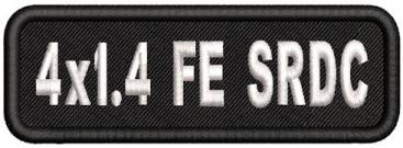 4in x 1.4in Name Patch RD Corner - FE